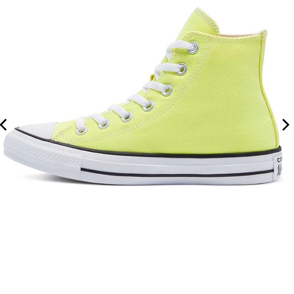 Yellow high top converse. - Picture 4 of 6